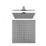 Aqua Brushed Nickel Square Solid Brass Shower Head 250